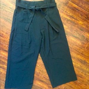 BNWOT Self Tie Wide Leg Pants